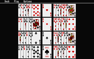 Computer Patience atari screenshot